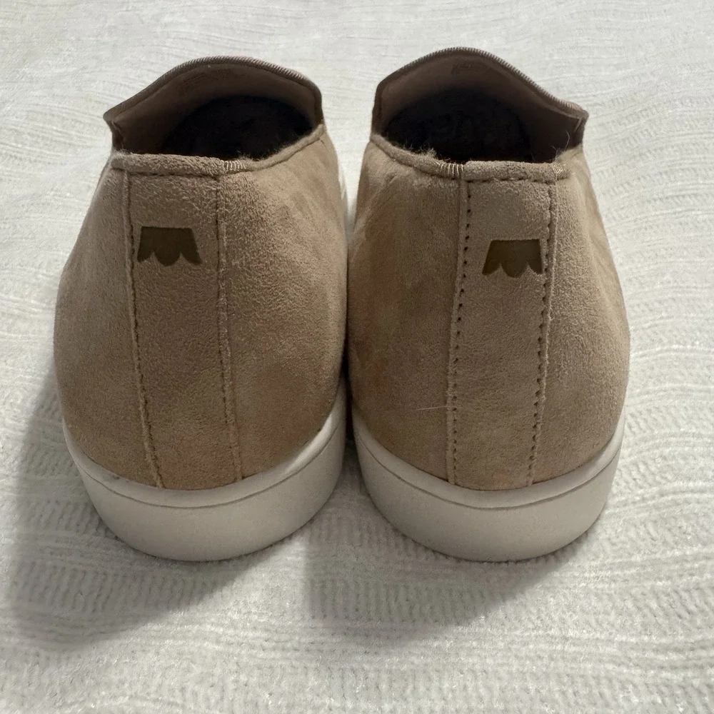Birdies The Starling Suede Loafers Womens Beige Taupe Comfort Flats